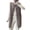 Khaki, variant on comerut Fall Winter Women Vest Coat Round Neck Loose Mid Length Sleeveless Single-breasted Pockets Cardigan Warm Thick Outwear Waistcoat