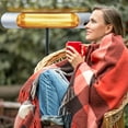 thumbnail image 6 of Sengoku HeatMate Outdoor Radiant Graphite Heater w/Stand & Remote, Silver, 6 of 9