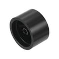 thumbnail image 3 of Uxcell Aluminum Potentiometer Knobs 1/4"x1.6", D-Shaped Straight Tube Knobs Black, 3 of 6