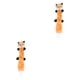 thumbnail image 1 of Methold Mascota Squeaky Toy Animales Dentición Sonido Seguro Squeaker Durable Interesante Squeak Interior Presente para jugar juegos de entrenamiento Amarillo 2piezas Methold CBP182286, 1 of 6