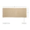 thumbnail image 5 of VHC Brands Farmhouse Holiday Tabletop & Kitchen-Burlap Vintage White Runner, 13" x 36", Tan, 5 of 6
