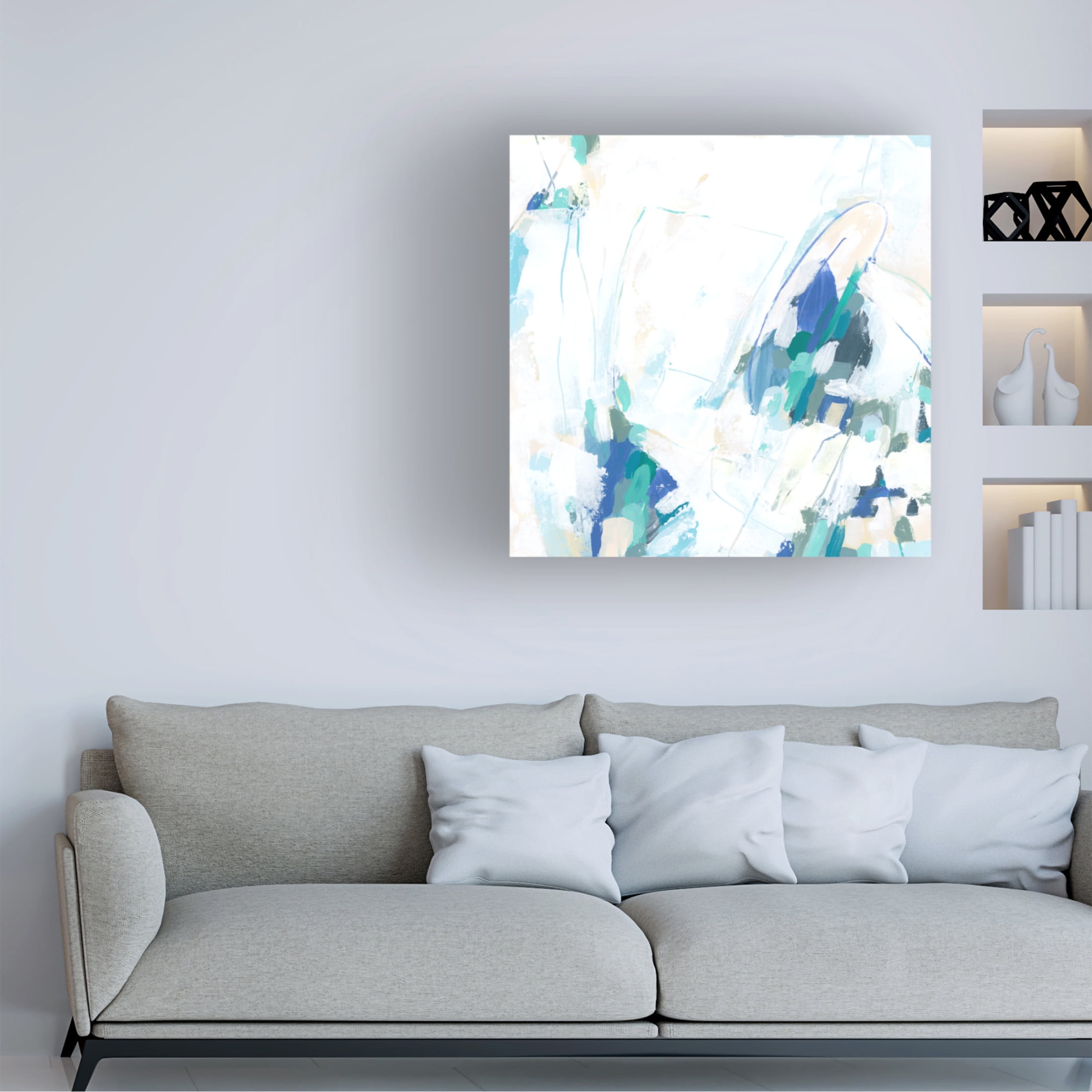 Trademark Fine Art June Erica Vess Ice Loop II Canvas Wall Art