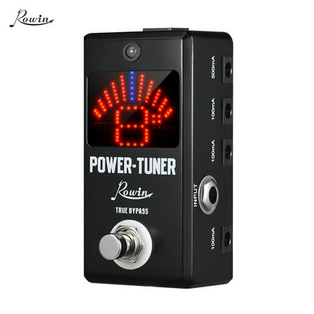 Rowin LT-920 Guitar Tuner + Effect Power Supply with Tuning Function 8 Isolated DC 9V Outputs True