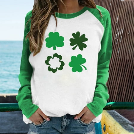 

St Patricks Day Maternity Tops St Patrick s Day Gifts Green Tops Shamrock Shirt Ladies Tops And Blouses St Patricks Day Tablecloth Shirt