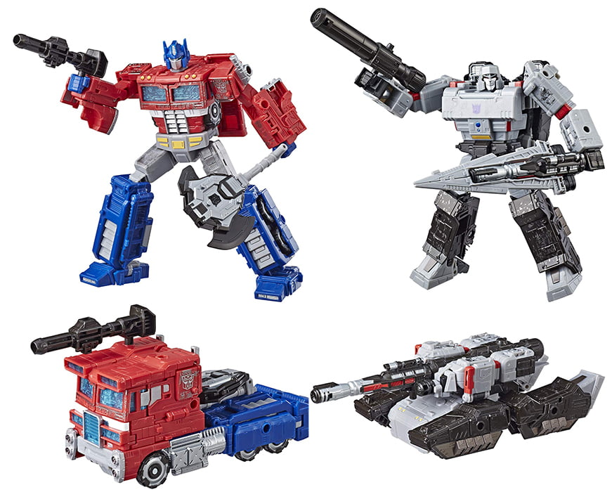 Black Transformers Optimus Prime Car War for Cybertron Siege Voyager Figure Toy! 
