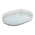 thumbnail image 2 of Oval Mirror Candle Centerpiece Serving Decorative Plate Tray S, M, L - L, 2 of 6