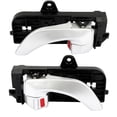 thumbnail image 2 of ECCPP Door Handles Interior Inside Inner Front Driver Passenger Side for 2005-2008 for Hyundai Sonata Silver(2PCS), 2 of 5