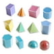 thumbnail image 1 of 12 piezas de sólidos geométricos 3D, juguetes educativos, juguetes de matemáticas, útiles escolares, durabilidad, geometría, material didáctico para, 1 of 8