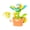 Blue, variant on Flower Pot Bath Toy and Watering Cup, Interactive Bath Toys with Strong Suction Cups for Over 18 Months Old