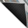 thumbnail image 5 of Addison Rugs Chantille Indoor/Outdoor Transitional Stripes Taupe Machine Washable Rectangle Rug, 8' x 10', 5 of 8