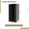 thumbnail image 6 of Disposable Coffee Cup Dispenser, Cup and Lid Organizer, Countertop Cup Dispenser for 5 to 16 oz Disposable Paper or Plastic Cups, Black Acrylic Cup Holder for Cafes, Restaurants, Hotels, 6 of 7