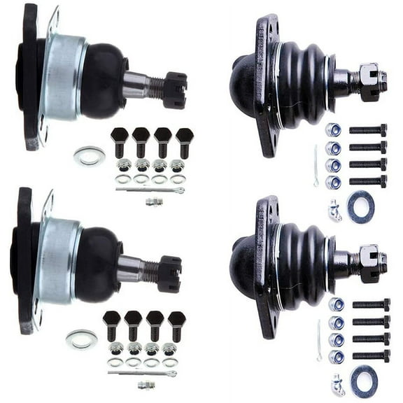 ECCPP Front Lower & Upper Ball Joint Fit 1997-2005 for Chevrolet Blazer S10 for Gmc Jimmy Sonoma for Isuzu Hombre for Oldsmobile Bravada 4pcs K5335 K5320