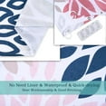 thumbnail image 2 of Dahlia Shower Curtain, Colorful Shower Curtains with Hooks Pink and Blue Shower Curtain, Pink and Navy Flowers Bathroom Curtain 72''''W X 84''''H (Pink Navy), 2 of 6