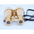 thumbnail image 2 of Nautical Solid Brass Binoculars, 6" Brass BRASS MARITIME BINOCULAR 6" COLLECTIBLE BRASS SPYGLASS GIFT ITEM, 2 of 3