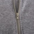 thumbnail image 3 of LSYTQRW Men's 2-Pack Full-Zip Hoodies - Soft Fleece Hooded Sweatshirts for Casual, Lounge, Daily Wear Grey 3XL, 3 of 4