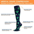 thumbnail image 6 of 4 Pairs Medical Sport Compression Socks - 15-20mmhg Graduated Knee-High Support for Men & Women, Ideal for Soccer, Running, and Nurses, 6 of 7