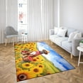 thumbnail image 4 of Vintage Boxer Says Hello Mother's Day Summer Sunflower Field Indoor Rug Boxers Dog Lover Gifts Idea Carpet Living Bed Room Sofa Home Decor - 12005, 4 of 5