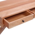 thumbnail image 5 of vidaXL Computer Desk Natural 115x47x77 cm Solid Mahogany Wood, 5 of 5