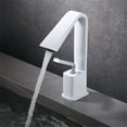 thumbnail image 2 of Grifo de lavabo Baño caliente y frío latón mezclador de agua grifo de fregadero de un solo orificio, 2 of 6