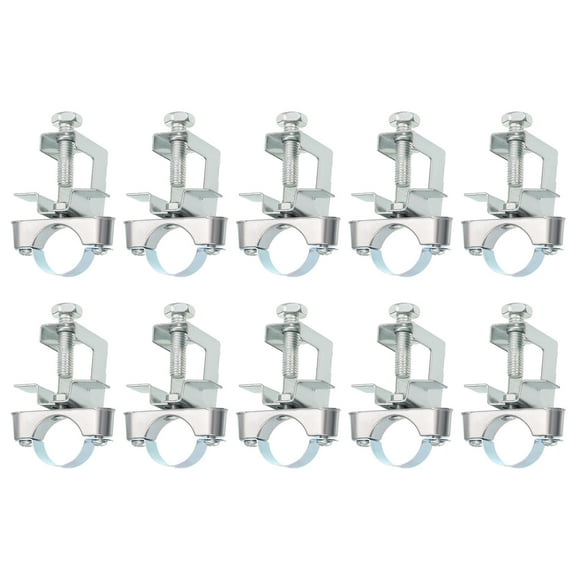 Uxcell 10Pack Conduit Hanger with Beam Clamp Pipe Support Bracket Fit for 1"(25mm)