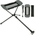 thumbnail image 1 of HLONK Chaise de Camping Repose-Pieds Extérieur Pliable Repose-Pieds Amovible Repose-Jambes Gris, 1 of 9