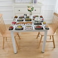 thumbnail image 3 of BANET Sushi and Table Cloths Rectangle Food Tablecloths Decoration Polyester for Outdoor Indoor Home Party Picnic, 3 of 7
