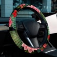 thumbnail image 6 of Cactus Car Wheel Cover 14.5 Inch PVC Leather Steering Wheel Cover Printing Auto Accessories, 6 of 6