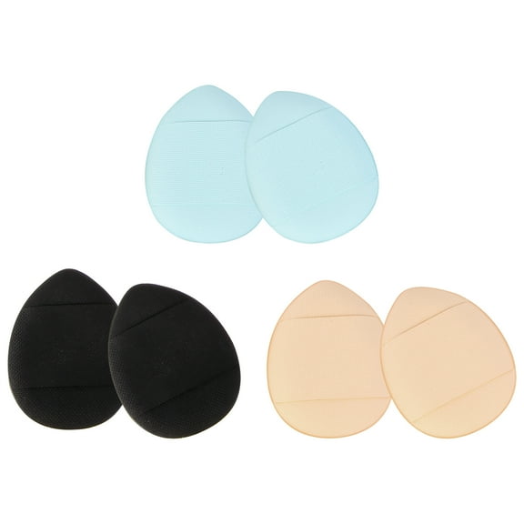6pcs Finger Size Powder Puffs Face Mini Makeup Powder Puffs Makeup Tool