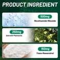 thumbnail image 4 of Suplemento NAD Riboside de nicotinamida liposomal 900 mg 160 cápsulas, 4 of 9