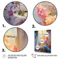 thumbnail image 3 of Designart "French Window View in Orange and Green IV" Floral Canvas Wall Art - Traditional Blue Window Bedroom Canvas Wall Art, 3 of 6