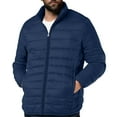 thumbnail image 5 of FNFYFH Mens Puffer Jacket Zip Up Quilted Lightweight Jackets Stand Collar Padded Coat Packable Winter Coats, 5 of 5