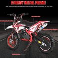 thumbnail image 3 of Seipouy 49cc Kids Dirt Bike - 2-Stroke Mini Motorcycle with Front and Rear Disc Brakes, Shock Absorption, Soft Seat Cushion & Off-Road Tires for Kids and Teens, 3 of 10
