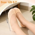 thumbnail image 2 of Bocaoying 10 Pack No Show Low Cut Liner Socks for Woman, Non Slip Breathable Flat Socks, Moisture-wicking Invisible No See Sock, Soft Boat Socks Ultra Low Cut Socks for Girls Women, US Size 5-7, 2 of 7