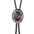 thumbnail image 4 of Minnieouse Bolo Tie para hombres, mujeres, camisa, traje, corbatas, collar con colgante, corbatas para hombres, adornos de cumpleaños, regalo de Piedra de ojo de tigre 5piezas, 4 of 6