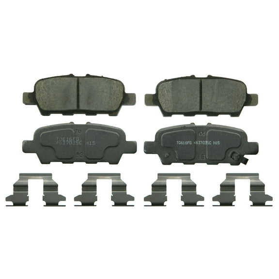 Wagner ThermoQuiet QC1393A Ceramic Disc Brake Pad Set Fits select: 2011-2018 NISSAN ALTIMA, 2014-2017 NISSAN SENTRA