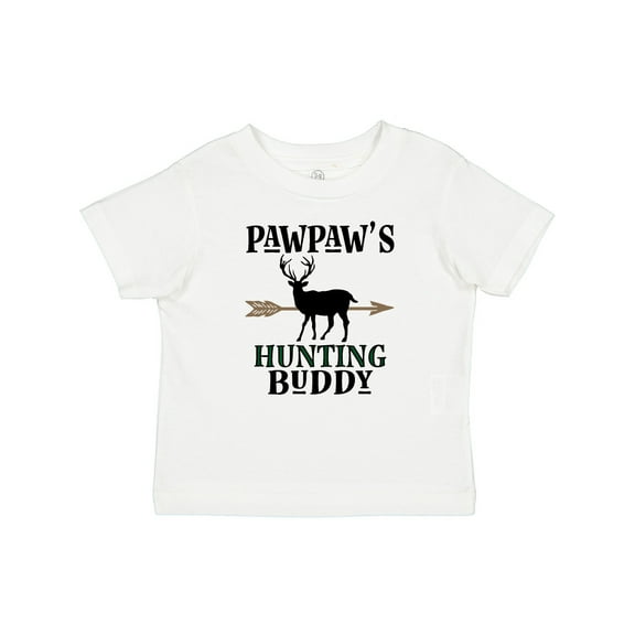 Inktastic Pawpaw Hunting Buddy Bow Hunter Boys or Girls Baby T-Shirt