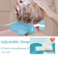 thumbnail image 4 of Gorro de baño para bebé Escudo Seguro para bebé Gorro de ducha para bebé Gorro de baño de champú de silicona ajustable Proteger los oídos de los ojos para bebés Niños pequeños Niños Niños LingWen 9024715118196, 4 of 5