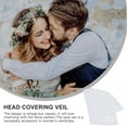 thumbnail image 5 of STOBOK Mantilla Wedding Veil Lace White 1Pack for Women Church and Engagement, 5 of 8