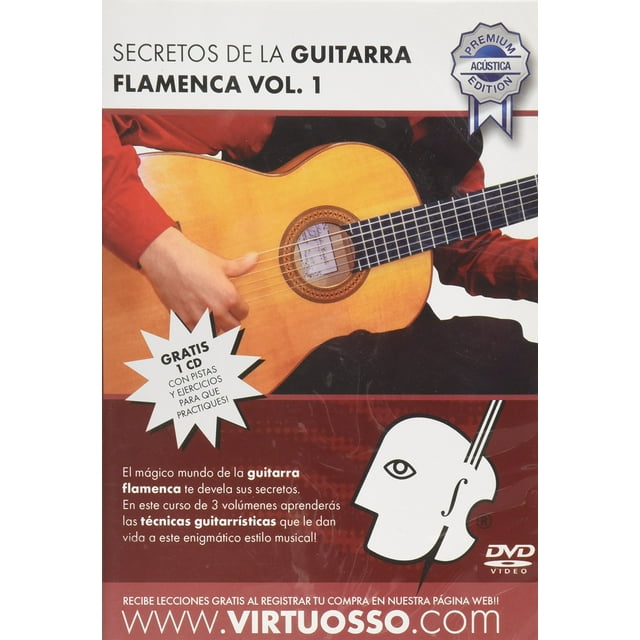 Virtuosso Méthode Guitare Flamenca Vol.1 (Curso de Guitarra Flamenca Vol.1) Espagnol Seulement