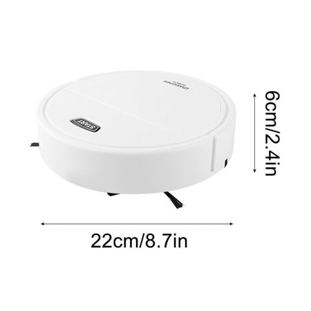 Qholemyo Household Wireless Rechargeable 3 in 1 Sweeping Mopping Vacuum Robot Strong Suction Pet Hair Multi-Surface