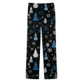 thumbnail image 4 of Men's Flannel Pajamas - Plaid Pajama Pants for Men - Lounge & Sleep PJ Bottoms Plaid Pajama Pants Fall Wintet Pajamas Pants Sweatpants For Men Baggy, 4 of 4