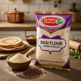 thumbnail image 5 of Global Choice Farine de Ragi (Mil à Doigts), 2 Lb - Ragi Atta à Grains Entiers pour Roti, Mélange de Dosa, Bouillie et Plus, 5 of 5