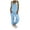 Sky Blue, variant on Idoravan Linen Jumpsuits Sleeveless Loose Long Pants Jumpsuit Women Plus Size Overalls Casual Loose Dungarees Romper Baggy Playsuit Jumpsuit