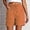 Brown, variant on LINGLANG Women's Casual Drawstring Shorts with Large Pockets, Lightweight Comfort Stretch Fabric Summer Shorts, Solid Color Everyday Short Pants