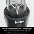 thumbnail image 5 of Ninja Nutri-Blender 20-Oz Personal Blender, (2) 20-Oz Dishwasher-Safe To-Go Cups, Smoothie, BN300GY Gray, 5 of 8