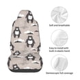 thumbnail image 3 of Lsque Cartoon Bear Brown Pattern Car Seat Covers for Front Seats , Waterproof Seat Covers for Cars, Sporty Front Seat Covers,Car Seat Cover Protector Front Seats, 3 of 5