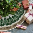 thumbnail image 2 of Merry Christmas Christmas Tree Skirt 36 Inch, Snowflake Winter Holiday Tree Mat Decoration, 2 of 7