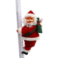 thumbnail image 3 of Electric Climbing Ladder Santa Claus Xmas Party Music Figurine Decor Gift Toy, 3 of 5