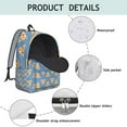 thumbnail image 4 of Durable Student Backpack with Delicious Foodie Pizza Print, Perfect for School, 4 of 5