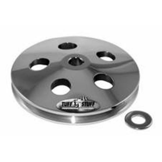Tuff-Stuff TFS8488A Power Steering Pump Pulley, Chrome